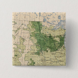 161 Gerst/vierkante mijl Vierkante Button 5,1 Cm
