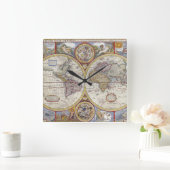 1626  Wereldkaart Vierkante Klok (Huis)