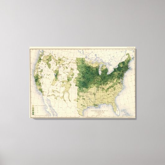 162 Hay, voedergewassen/zeemijl Canvas Afdruk (Voorkant)