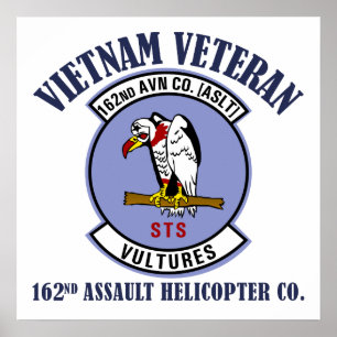 162e AHC - Vietnam Veteraan Poster