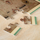 1633 Atantic Ocean Portolan Chart - Pascoal Roiz Legpuzzel (Zijkant)