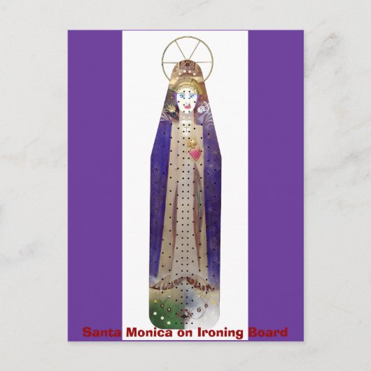 1641, Santa Monica op Ironing Board Briefkaart (Voorkant)