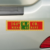 164e MP Co. Superior Unit Award Bumpersticker (Op auto)