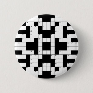 16640 kruiswoordraadsel-raadsel-vector KRUISWOORDR Ronde Button 5,7 Cm