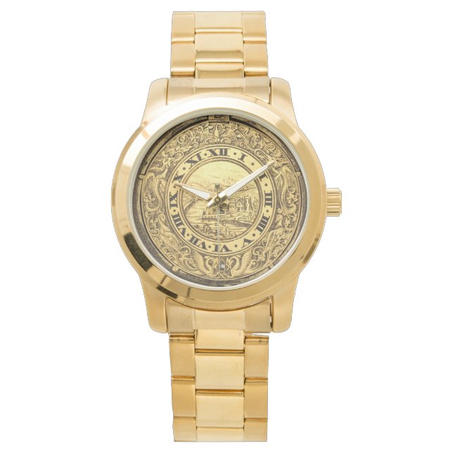 1665 Henry Jones Print Horloge (Voorkant)