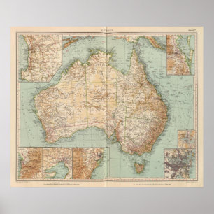 16667 Australië Poster