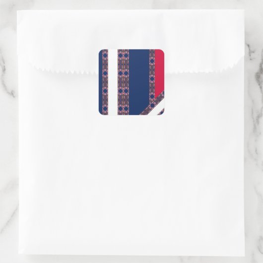 166 VIERKANTE STICKER (Tas)