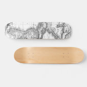 1671 Kaart naar Amerika Skateboard (Horizontaal)