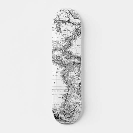 1671 Kaart naar Amerika Skateboard (Voorkant)