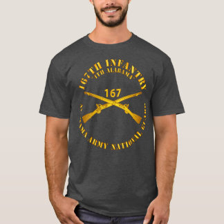 167e Infanterie 4e Alabama ALARNG Inf Tak X T-shirt