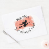 1692 Gemist Een Ovale Sticker (Envelop)