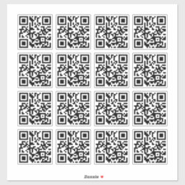 16 Aangepaste Gemakkelijk om QR-code te maken Sticker