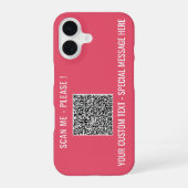 16 Analyse de code QR personnalisée et coque iphone d (Verso)