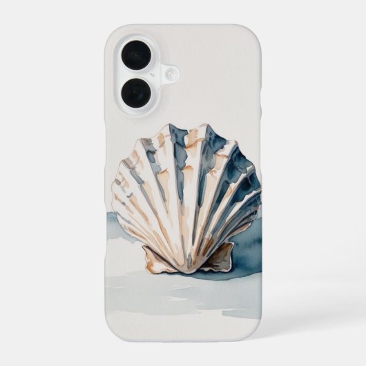 16 Aquarelle Shell iPhone / coque ipad (Verso)