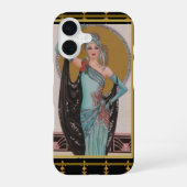 16 Art Déco Mode Lady iPhone / coque ipad (Verso)