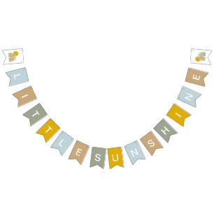 16 Baby shower Regenboog Bunting teken Vlaggetjes