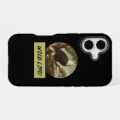 16 Bald Eagle Coque noir Mate coque iphone (Verso Horizontal)