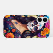 16 Beau crâne de sucre iPhone / coque ipad (Verso Horizontal)