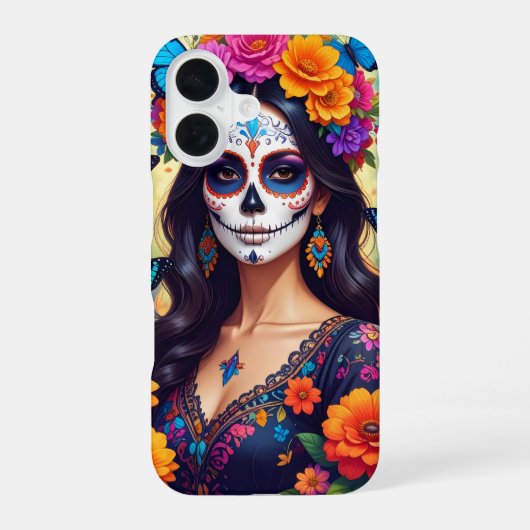 16 Beau crâne de sucre iPhone / coque ipad (Verso)