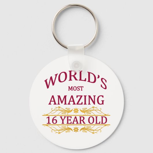 16. Birthday Sleutelhanger (Voorkant)