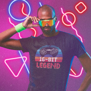 16-bits legende - Videospel T-shirt