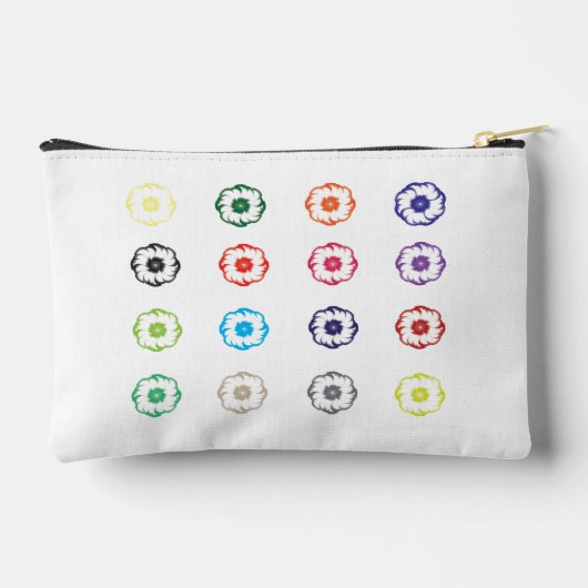 16 bloemen etui (Achterkant)