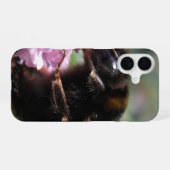 16 Busy Bumblebee et coque iphone de fleurs roses (Verso Horizontal)