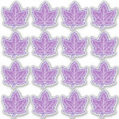 16 Canadees esdoornblad Jubileum 150 jaar Sticker (Voorkant)