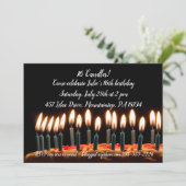 16 Cartes d'anniversaire de bougies (Debout devant)