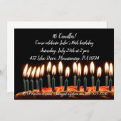 16 Cartes d'anniversaire de bougies (Devant / Derrière)