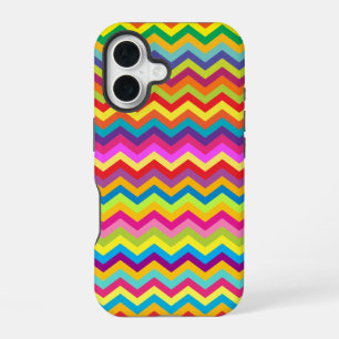 16 Chevron zigzag motif iPhone 6 coque multicolore