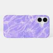 16 Coque iphone à ondulation d'eau de lavande (Verso Horizontal)