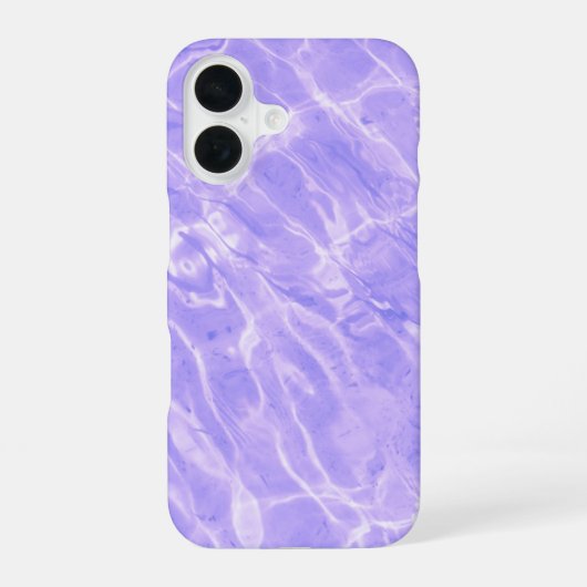 16 Coque iphone à ondulation d'eau de lavande (Verso)