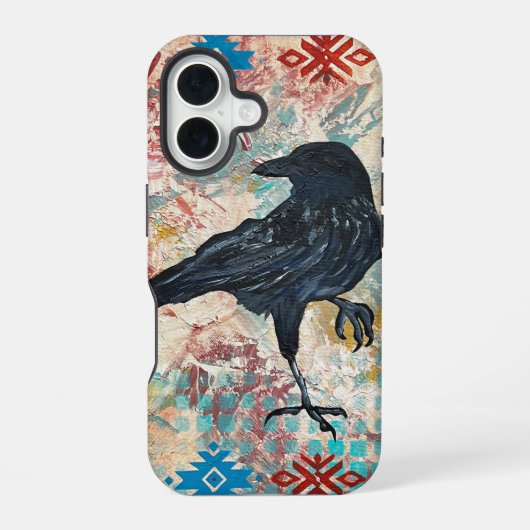 16 Coque iphone Corbeau (Verso)