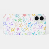 16 Coque iphone couleur Star Doodle (Verso Horizontal)