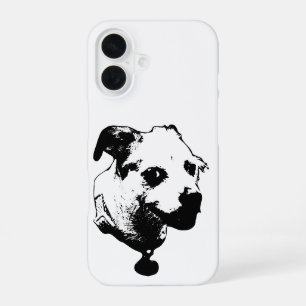 16 Coque iphone d'art Terrier Mix