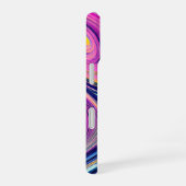16 Coque iphone de flux de vague psychédélique (Côté droit)