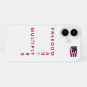 16 Coque iphone de la liberté (Verso Horizontal)