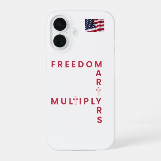 16 Coque iphone de la liberté (Verso)