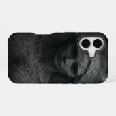 16 Coque iphone de l'observateur de pierre (Verso Horizontal)