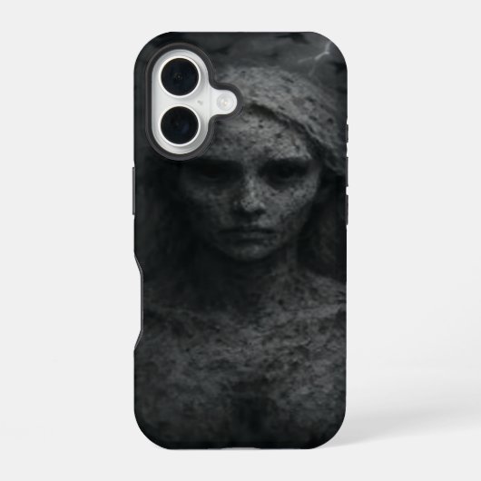 16 Coque iphone de l'observateur de pierre (Verso)