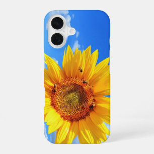 16 Coque iphone de tournesol et d'abeilles