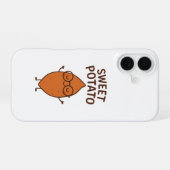 16 Coque iPhone drôle avec patate douce (Verso Horizontal)