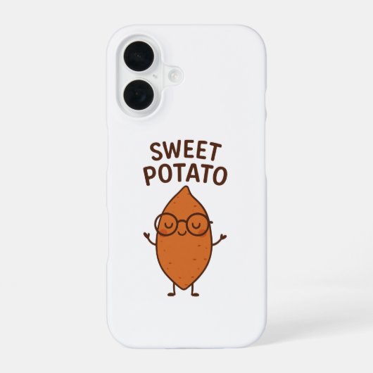 16 Coque iPhone drôle avec patate douce (Verso)