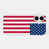 16 Coque iphone du drapeau américain (Verso Horizontal)