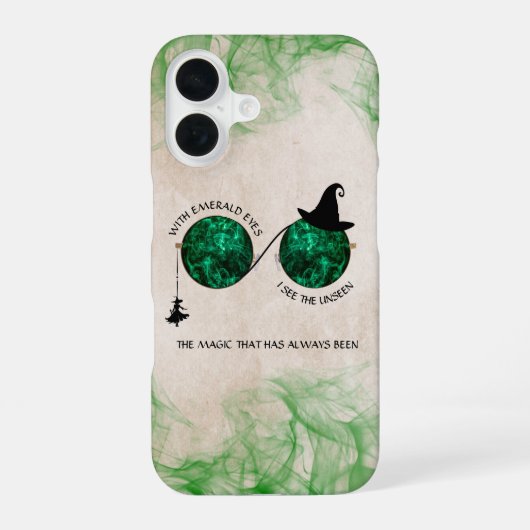 16 Coque iphone émeraude enchanté (Verso)