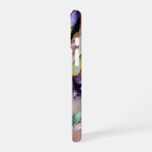 16 Coque iPhone Iris Violet Élégant Vitrail (Côté gauche)