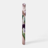 16 Coque iPhone Iris Violet Élégant Vitrail (Côté droit)