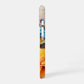 16 coque iphone - Oiseaux bleus (Côté gauche)