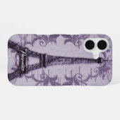 16 Coque iphone tour Lavender Eiffel (Verso Horizontal)